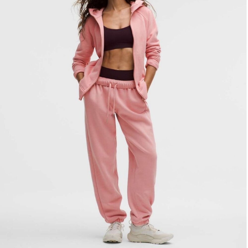 NWT Lululemon Scuba Mid-Rise Oversized Jogger Regular Tea Rose